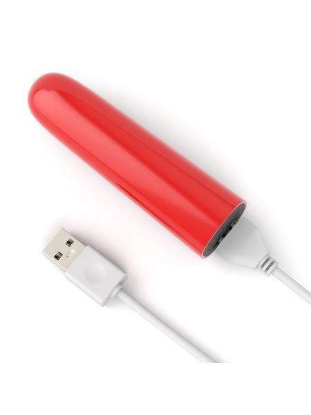 Poręczny mały czerwony wibrator potężne wibracje - 6