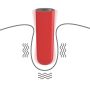 Poręczny mały czerwony wibrator potężne wibracje - 9
