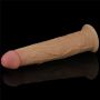 Silikonowy analny penis z przyssawką żylasty 23cm - 10