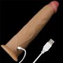 Silikonowy analny penis z przyssawką żylasty 23cm - 15