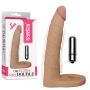 Strap-on gumowy sex analny żylasty trzon 18 cm - 2