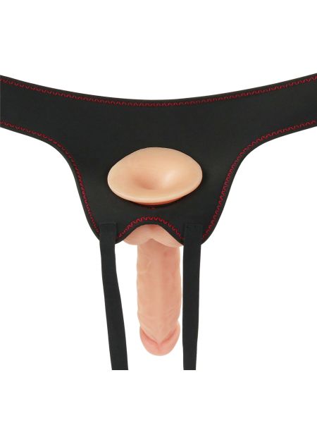 Strap-on z elastycznym penisem realistyczny 19 cm - 15