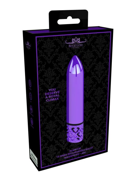 Mini wibrator typu pocisk bullet Royal Gems Glamour - 2