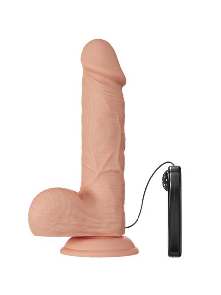 Dildo wibrujący penis z przyssawką 21,8cm - 4