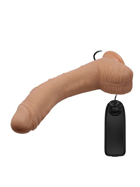 Dildo zakrzywiony penis przyssawka pilot 28 cm - 4