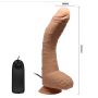 Dildo zakrzywiony penis przyssawka pilot 28 cm - 7