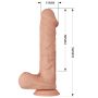 Dildo wibrujące sztuczny penis duże na pilota 26cm - 14