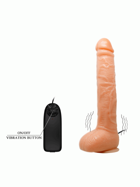 Dildo realistyczny sztuczny penis z wibracjami - 8