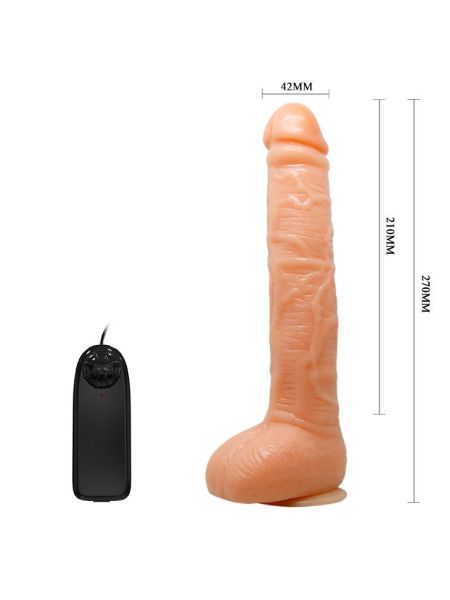 Dildo realistyczny sztuczny penis z wibracjami - 10