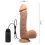 Sztuczny penis wibrujące dildo na pilota 23 cm - 13