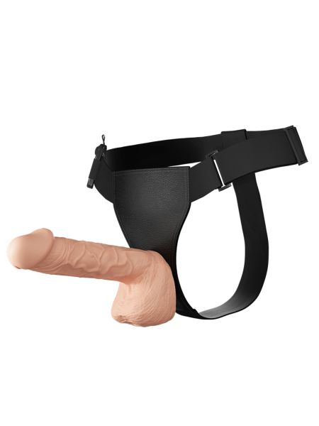 Dildo realistyczny penis wibracje strap-on 26cm - 3