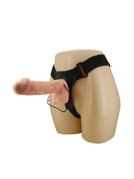 Dildo realistyczny penis wibracje strap-on 26cm - 7