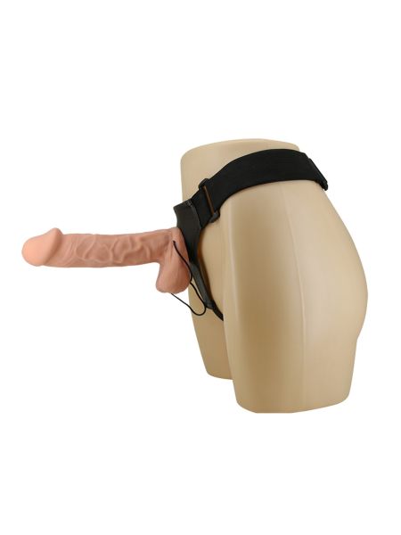 Dildo realistyczny penis wibracje strap-on 26cm - 8