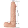 Dildo realistyczny penis wibracje strap-on 26cm - 16