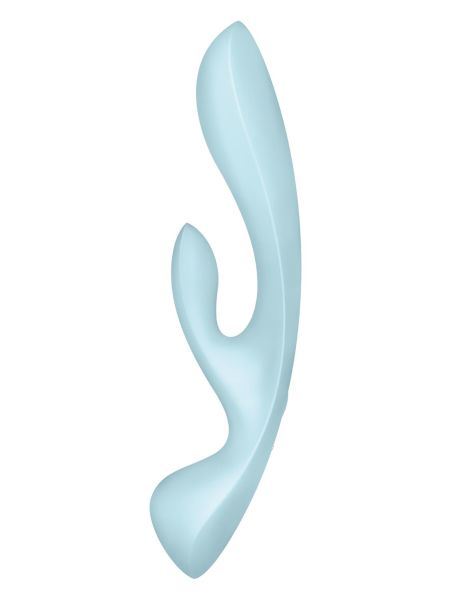 Króliczek wibrator masaż łechtaczki satisfyer blue - 3