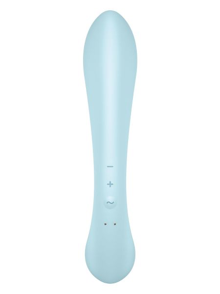 Króliczek wibrator masaż łechtaczki satisfyer blue - 4