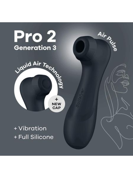 Bezdotykowy masażer łechtaczki Satisfyer Pro 2 Gen 3 - 6