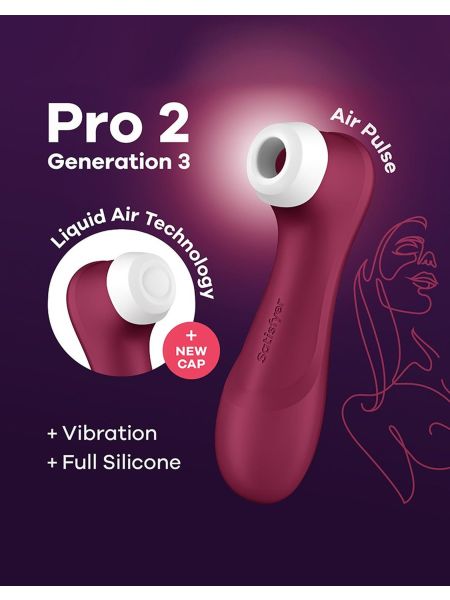 Bezdotykowy masażer łechtaczki Satisfyer Pro 2 Gen 3 - 7