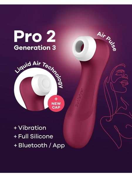 Bezdotykowy masażer łechtaczki Satisfyer Pro 2 Gen 3 - 8