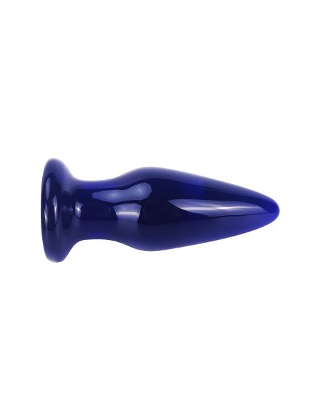 Szklany wibrujący korek analny sex buttplug 11cm - 7