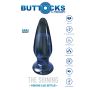 Szklany wibrujący korek analny sex buttplug 11cm - 11