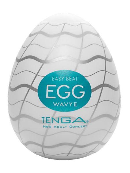 Japoński masturbator sex jajko Tenga Egg Wavy II