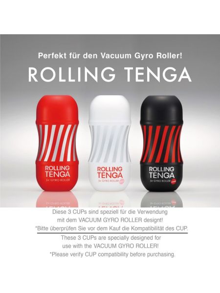 Masturbator ssący japoński sex Tenga Gyro Roller - 5