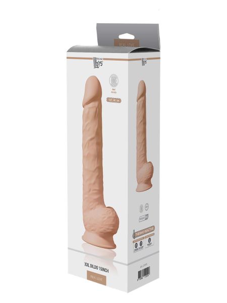Duży sztuczny penis dildo realistyczne Real Love 38 cm - 5