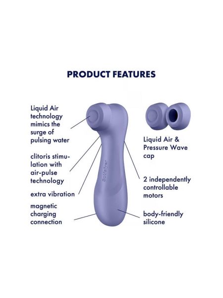 Bezdotykowy masażer łechtaczki Satisfyer Pro 2 Gen 3 - 5