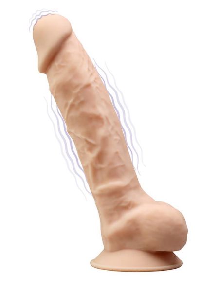 Realistyczny penis wibrator członek 10 trybów 20cm - 2