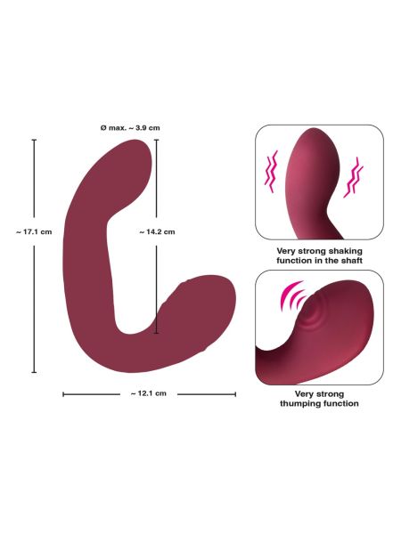 Wibrator punktu G masażer łechtaczki 2w1 10 trybów - 8