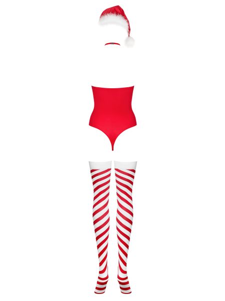 Bielizna-Kissmas body czerwone  S/M - 6