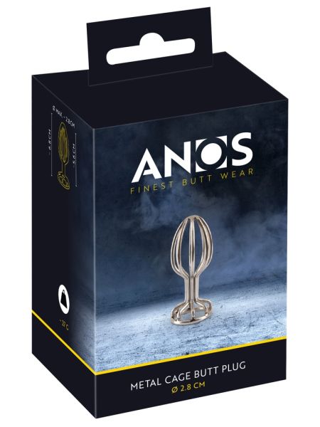 Anos Metal Cage Butt Plug 2.8 - 2