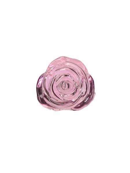 Pillow Talk - Rosy Luxurious Glass Anal Plug with Bonus Bullet - 5