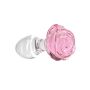 Pillow Talk - Rosy Luxurious Glass Anal Plug with Bonus Bullet - 5