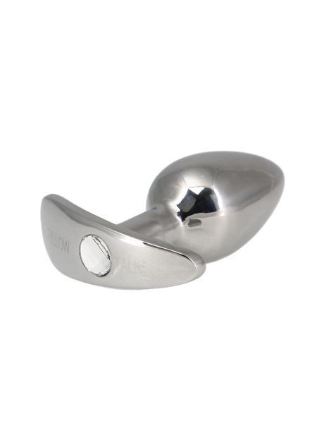 Pillow Talk - Sneaky Stainless Steel Butt Plug with Swarovski Crystal - 4