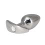 Pillow Talk - Sneaky Stainless Steel Butt Plug with Swarovski Crystal - 5