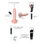 SQUIRTING CUM DILDO REALISTE VANILLE - XL - 3