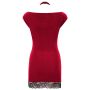 Velvet Dress red S - 8