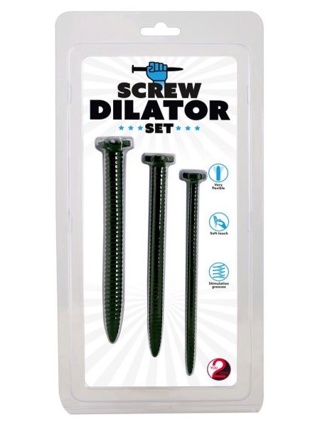 3x szpilka silikonowa plug dilator do penisa bdsm