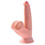 Realistyczne żylaste dildo z wielkimi jądrami 15cm - 7