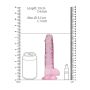 Dildo różowe z mocną przyssawką różowy orgazm 19cm - 4