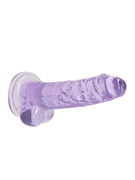 Dildo z przyssawką penis realistyczny żylasty 19cm - 6