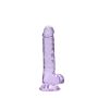 Dildo z przyssawką penis realistyczny żylasty 19cm - 2