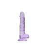 Dildo z przyssawką penis realistyczny żylasty 19cm - 5