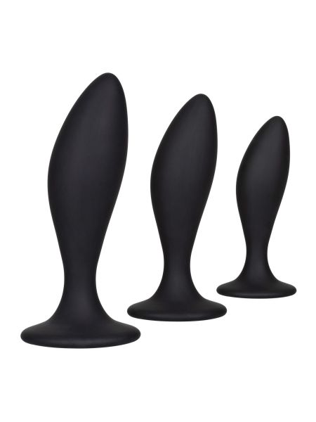 Silicone Anal Curve Kit Black