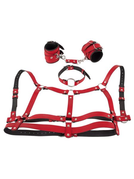 Bad Kitty Harness Set red - 2