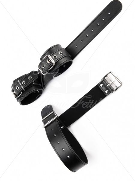 Bondage Collar and Wrist Cuffs - 2