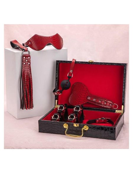 Suitcase bondage set red - 2