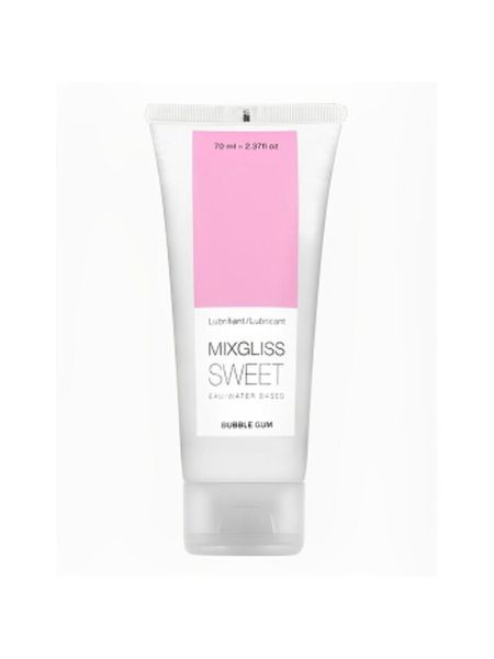 WATER-BASED MIXGLISS - SWEET BUBBLE GUM 70 ML